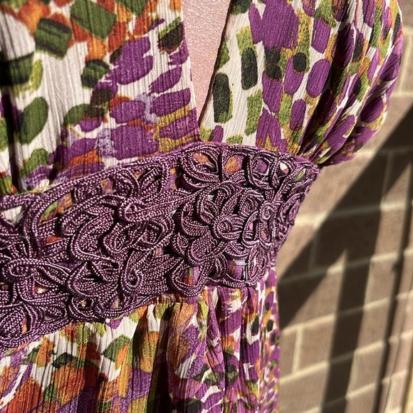 VINTAGE floral midi alter dress - Picture 5 of 15